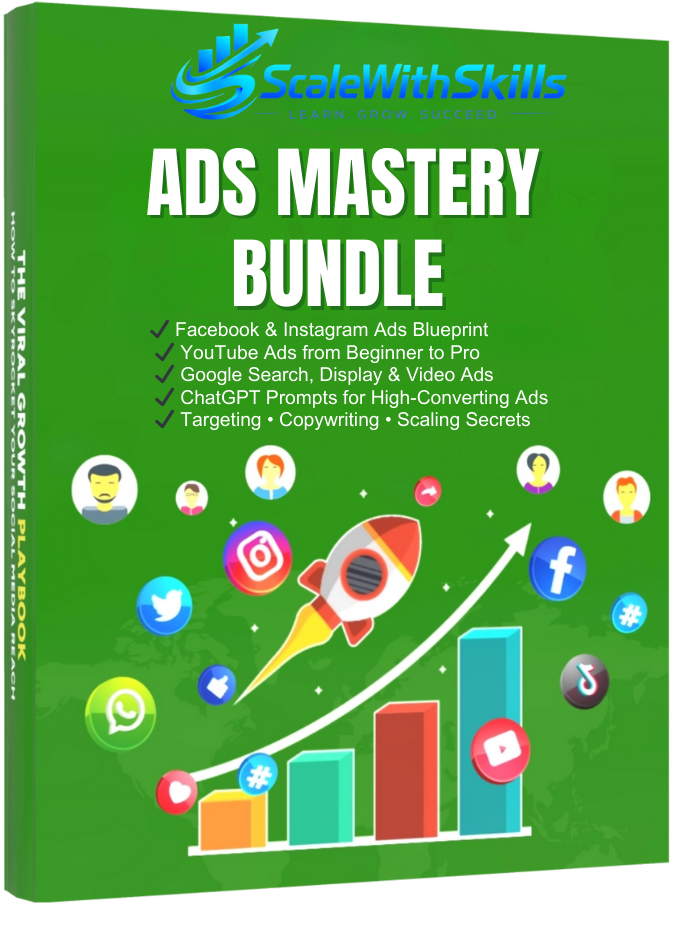 Ads Mastery Bundle – Facebook, YouTube, Google Ads & ChatGPT